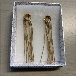 Elegant Gold Dangle Earrings